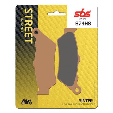 Front brake pads SBS KTM  990 Adventure, Adventure S, ABS 2006 - 2011 směs HS