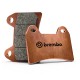 Rear brake pads Brembo Kymco 500 XCITING AF1 ABS 2006 -  type XS