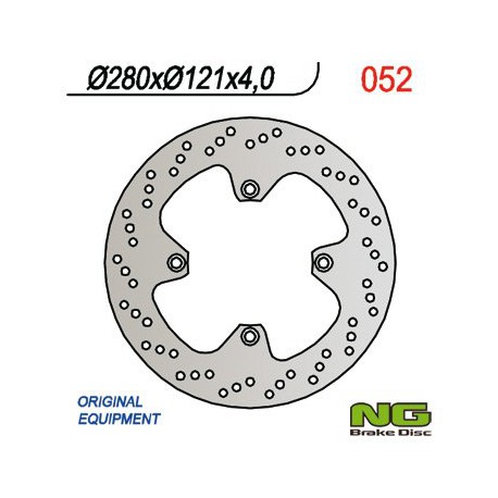 Front brake disc NG Suzuki 750 DR BIG / DR BIG S 1988 - 1990