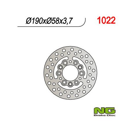 Front brake disc NG Yamaha 50 NEO'S 4T / UBS 2010 - 2019