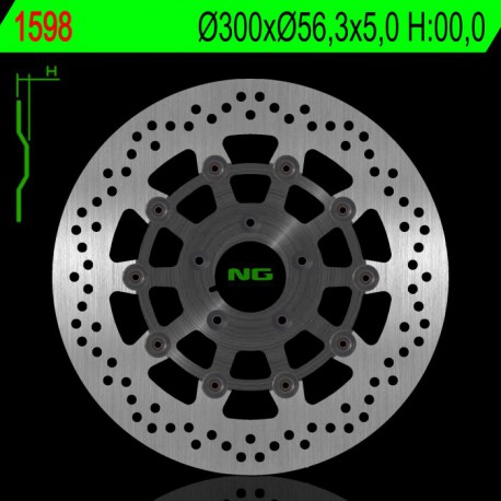 Front brake disc NG Harley-Davidson 1690 SOFTAIL FXSB BREAKOUT 2013 - 2017