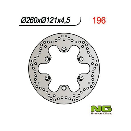 Front brake disc NG Kawasaki 250 SC EPSYLON 2002 - 2003