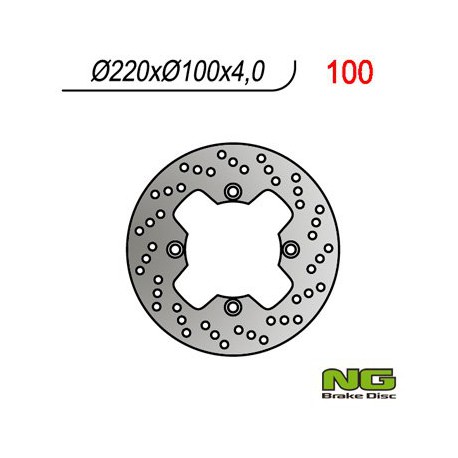 Rear brake disc NG Kawasaki 636 NINJA ZX-6R 2002