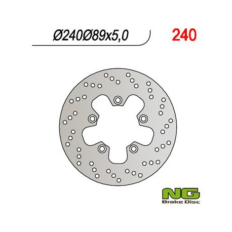 Bremsscheibe hinten NG Suzuki 750 GSX-F 1989 - 1995