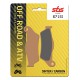 Front brake pads SBS KTM EXC-F 350  2011 - 2019 směs SI