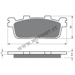 Rear brake pads Goldfren Kymco Xciting 300 2008-2010 type S3