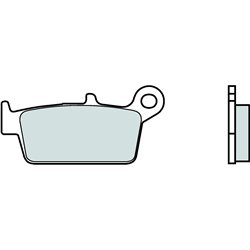 Rear brake pads Brembo TM 125 ENDURO 2001 - 2004 type SX