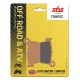 Rear brake pads SBS TM MX 530 F 2005 - 2019 type RSI