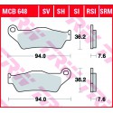 Front brake pads TRW / Lucas TM  530 F 2005 -  type RSI