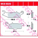 Front brake pads TRW / Lucas Yamaha YFM 550 Grizzly 2009 -  type SI