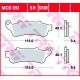 Front brake pads TRW / Lucas Honda FES 150 Pantheon 1998 - 2002 type SRM