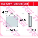 Front brake pads TRW / Lucas Ducati  999  2003 - 2006 type SRT