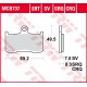 Front brake pads TRW / Lucas Indian  1800 Chief Classic 2017 -  type SV