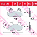 Front brake pads TRW / Lucas Keeway  125 Logik 2013 - 2016