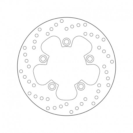 Zadný brzdový kotúč Brembo SUZUKI 600 GSX-R 2006 - 2007